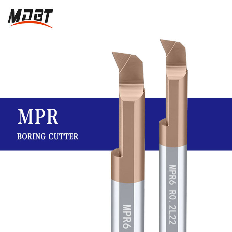 MDBT Milling Cutter MPR Alloy Carbide Lathe Boring Cutter Coated Mini Internal Turing Tungsten Tool Cutting Small Hole MPR