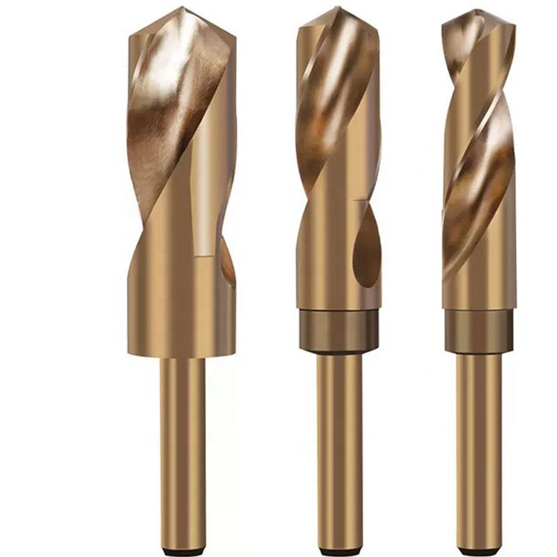 Twist Drill Bit  Reduced Shank Cobalt Drill Bit with 1/2Inch Shank HSS 12~35mm M2 M35 Cobalt Metal Steel Hole Tool