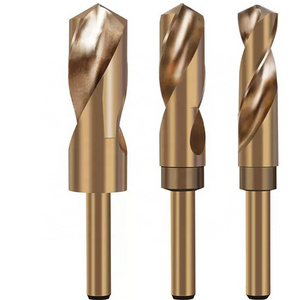 Twist Drill Bit  Reduced Shank Cobalt Drill Bit with 1/2Inch Shank HSS 12~35mm M2 M35 Cobalt Metal Steel Hole Tool