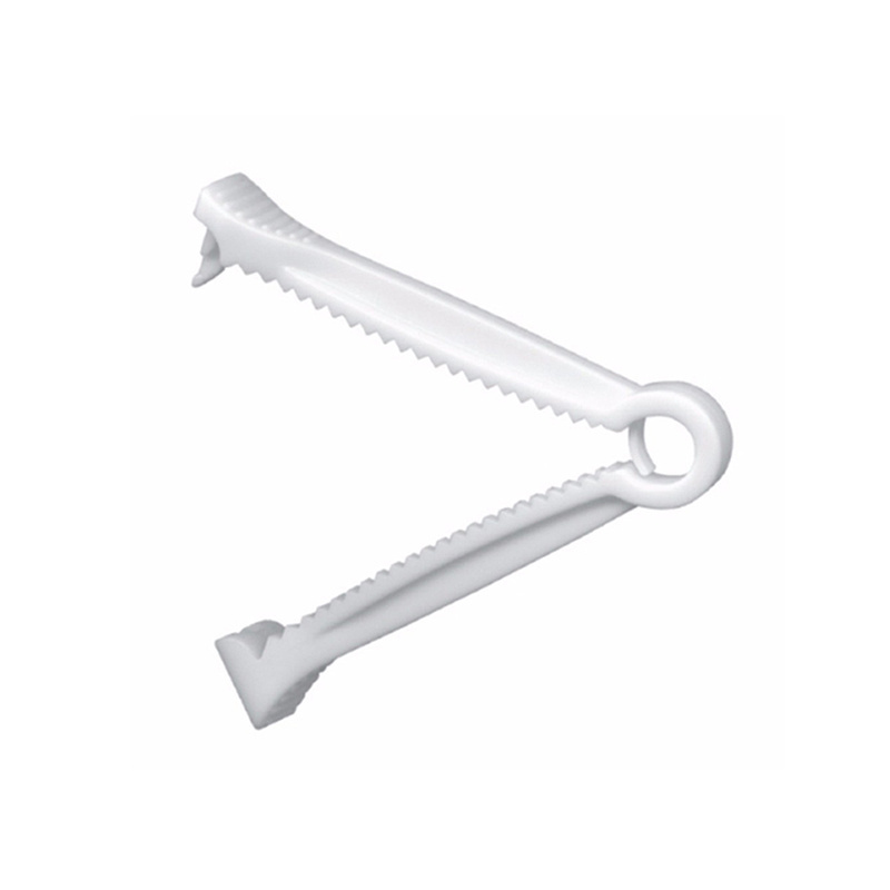 Disposable sterile plastic Obstetrical Double Clip Umbilical Cord Clamp for Medical