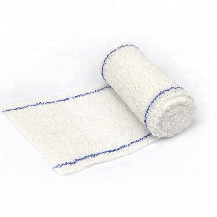 2018 China Yiwu Hot sale High Quality Factory 100% Cotton  Crepe  Bandage Bleached  Pure Cotton Elastic Bandage