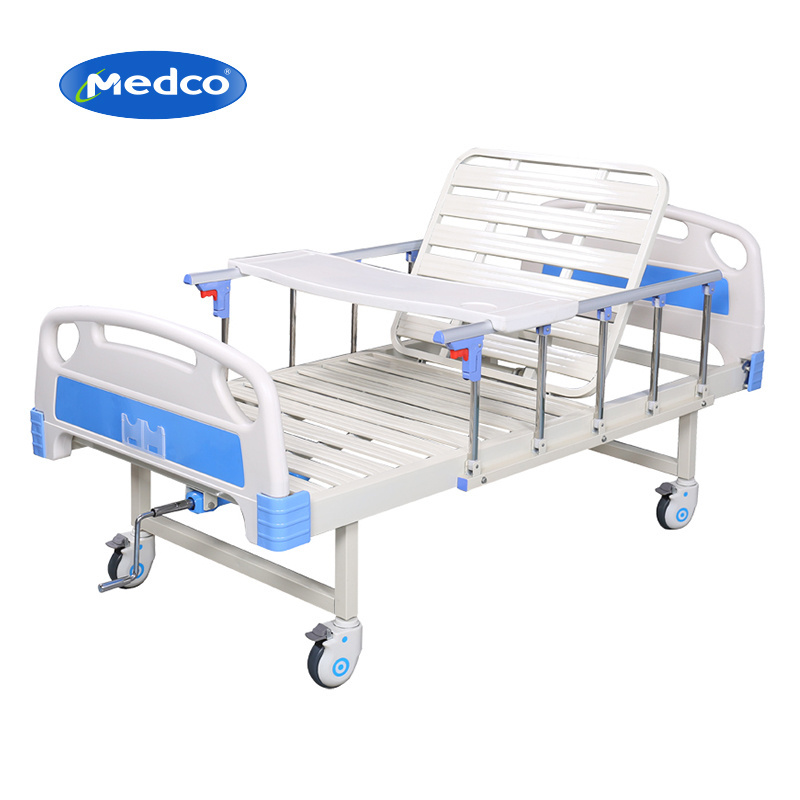 adjustable one function manual medical clinic hospital bed