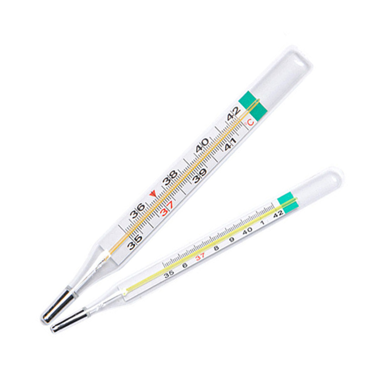 Cheap Price Oral Armpit Big size Mercury Mercury free Gallium Glass Clinical Thermometer