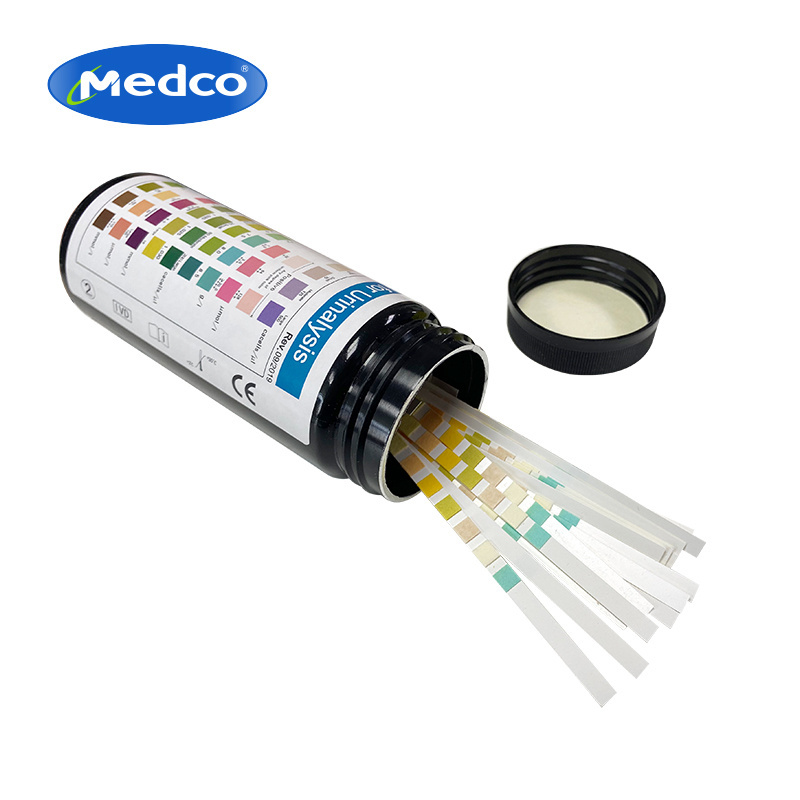 Medical Urine test strip URS-10T Urinalysis reagent strips