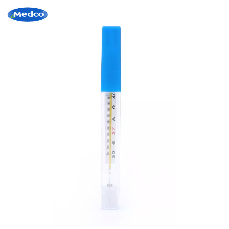 Oral Thermometer Mercury Glass Clinical Thermometer Medical Physical Examination Mercury Free Thermometer