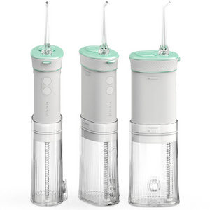 Oral care appliances portable cordless water dental flosser oral irrigator for traveling