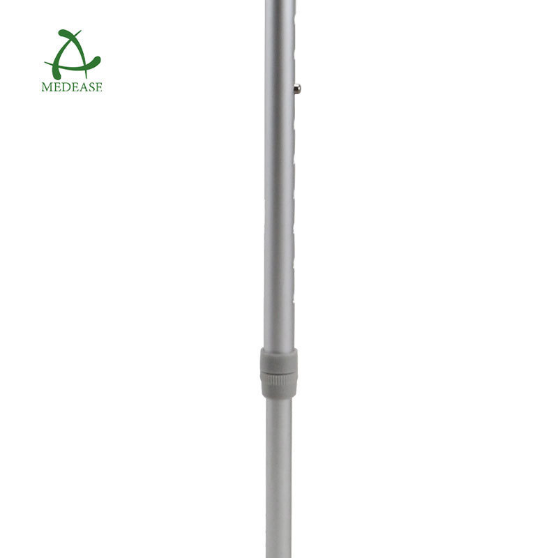 Silver Elbow Crutch Walking Aids Patient For Disabled Handle Telescoping Adjust Walking Cane Used Aluminium Walking Stick