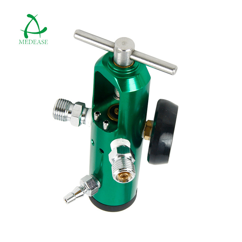 MEDEASE Cga870 Aluminum Body Lightweight Anodized In Any Color Pin-Index/Yoke 2 Check Valves Oxygen Regulator