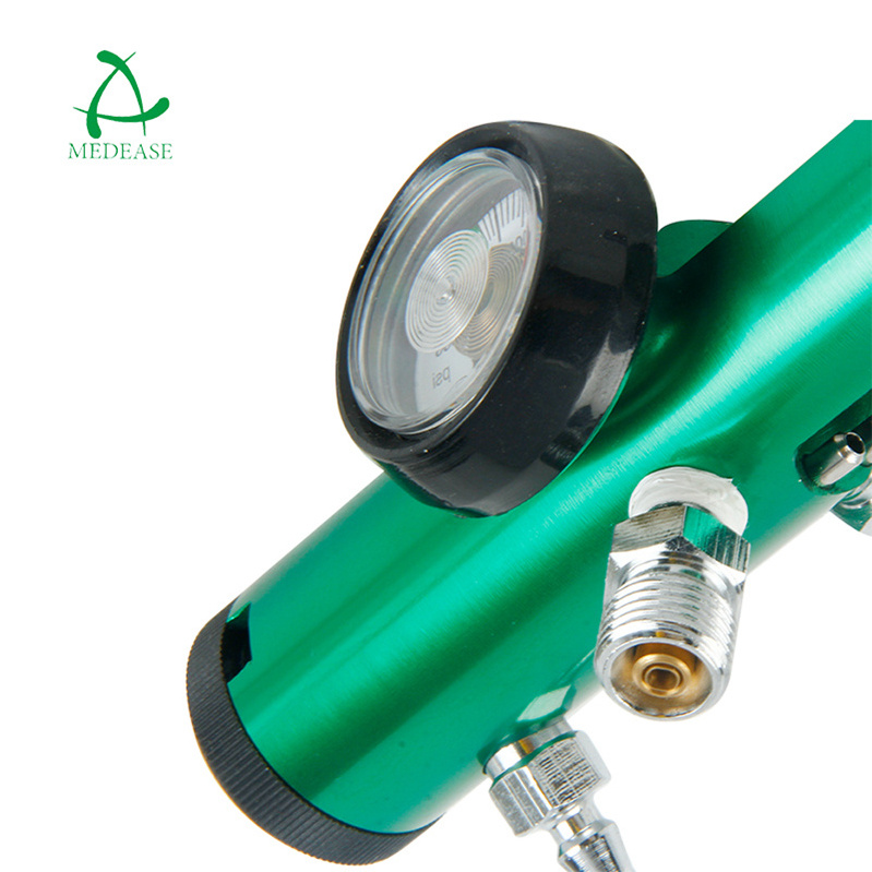 MEDEASE Cga870 Aluminum Body Lightweight Anodized In Any Color Pin-Index/Yoke 2 Check Valves Oxygen Regulator