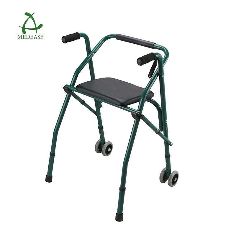 Lightweight Rollator 4 Wheel Walker With Seat For Adults aluminum walker with wheels for adults