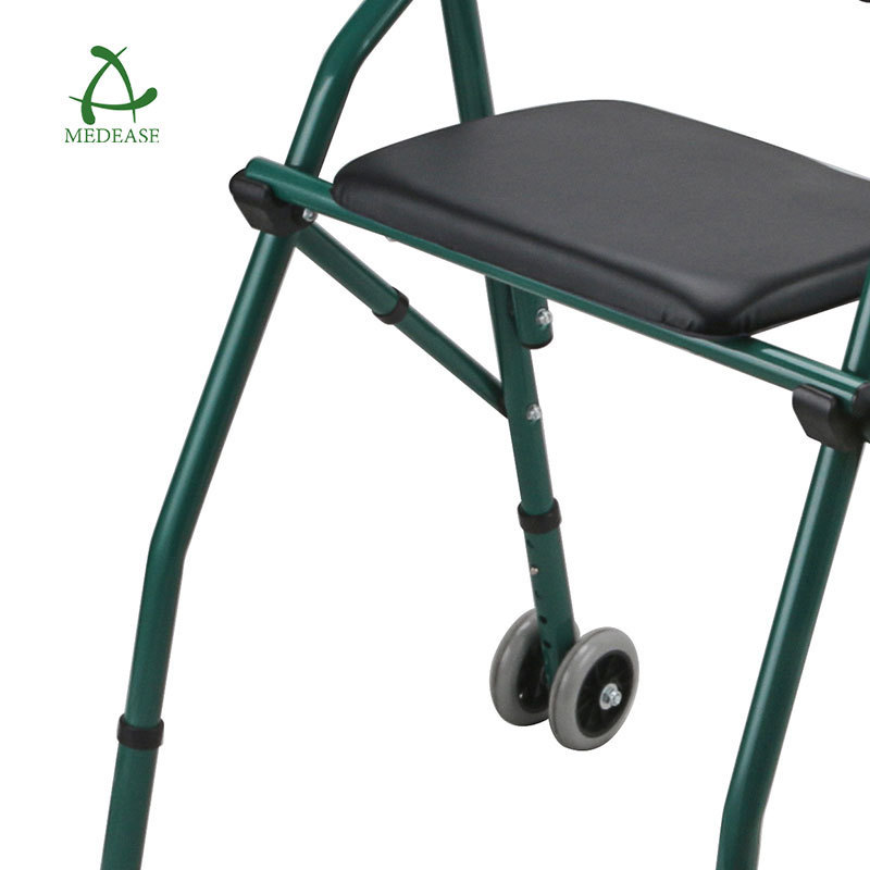 Lightweight Rollator 4 Wheel Walker With Seat For Adults aluminum walker with wheels for adults