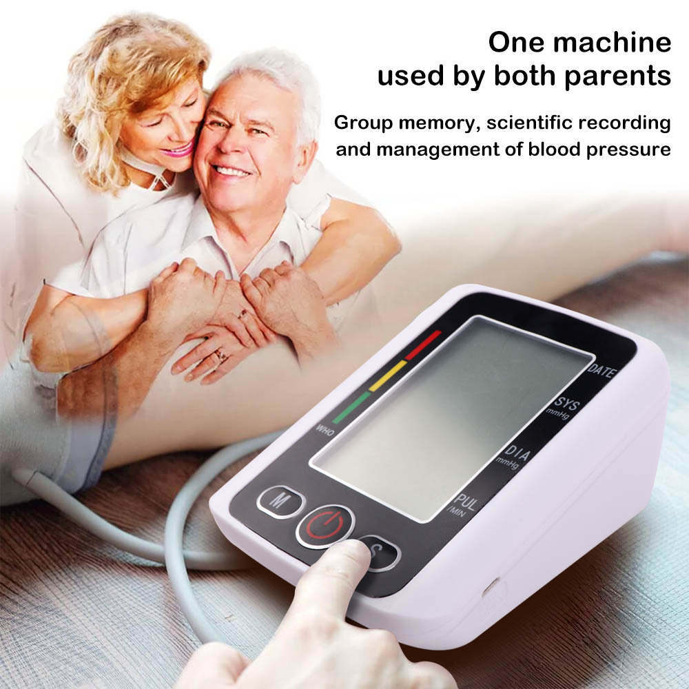 High Accurate Digital Blood Pressure Monitor Upper Arm Type BP Machine With Irregular Heartbeat Indicator