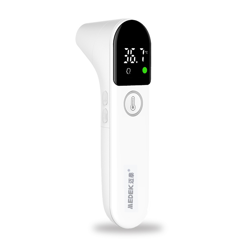 Medical Devices Infrared Digital Measurement Forehead Thermometer Precision Ce White ABS LCD Backlight Electric Thermometer