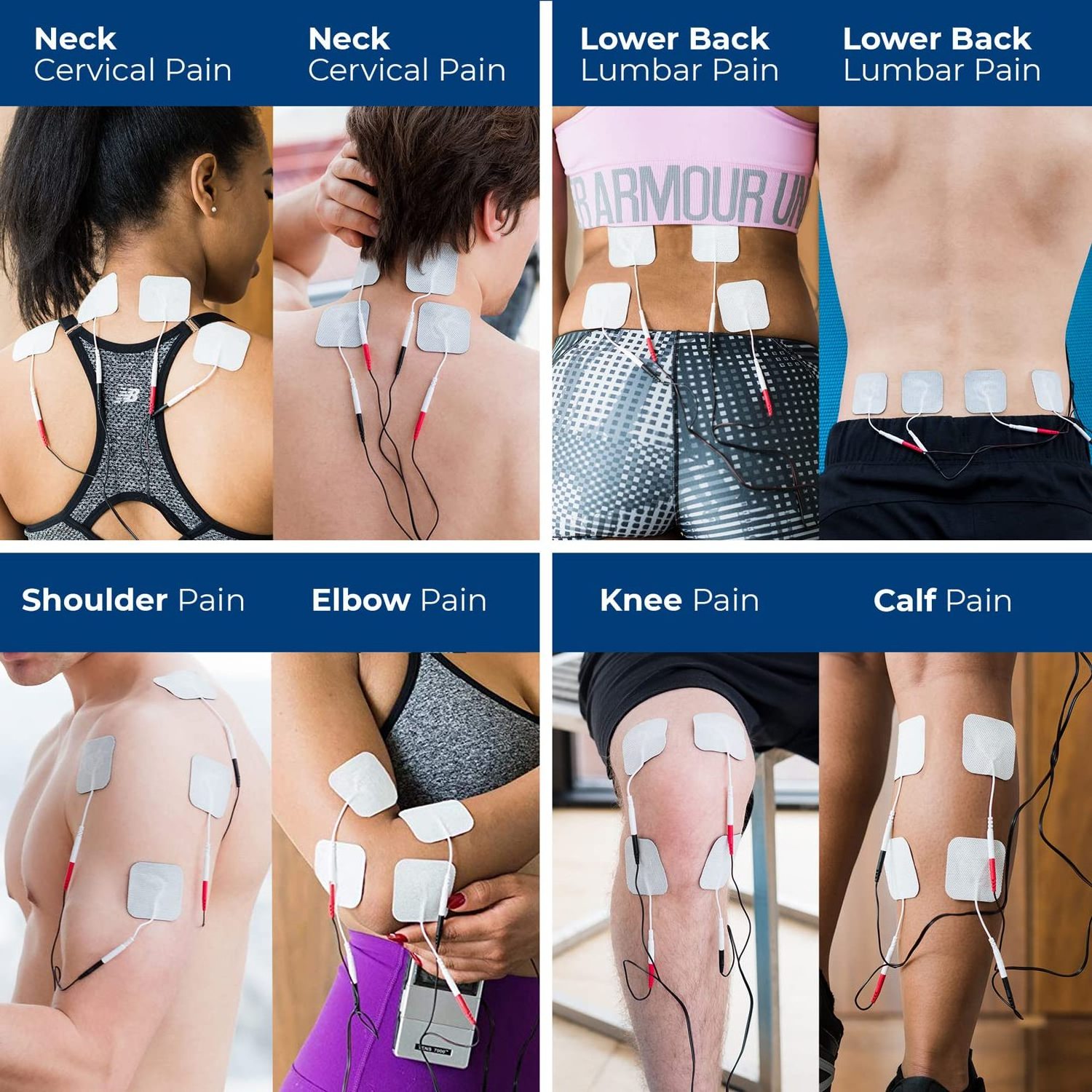 Tens Unit 7000 Digital Tens Ems Muscle Stimulator Physical Therapy Equipments Machine For Back Pain Relief