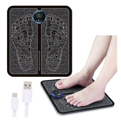 Hot Products TENS Massage Pad Feet Muscle Stimulator Massage Mat Electric Vibrating EMS Electric Foot Massager