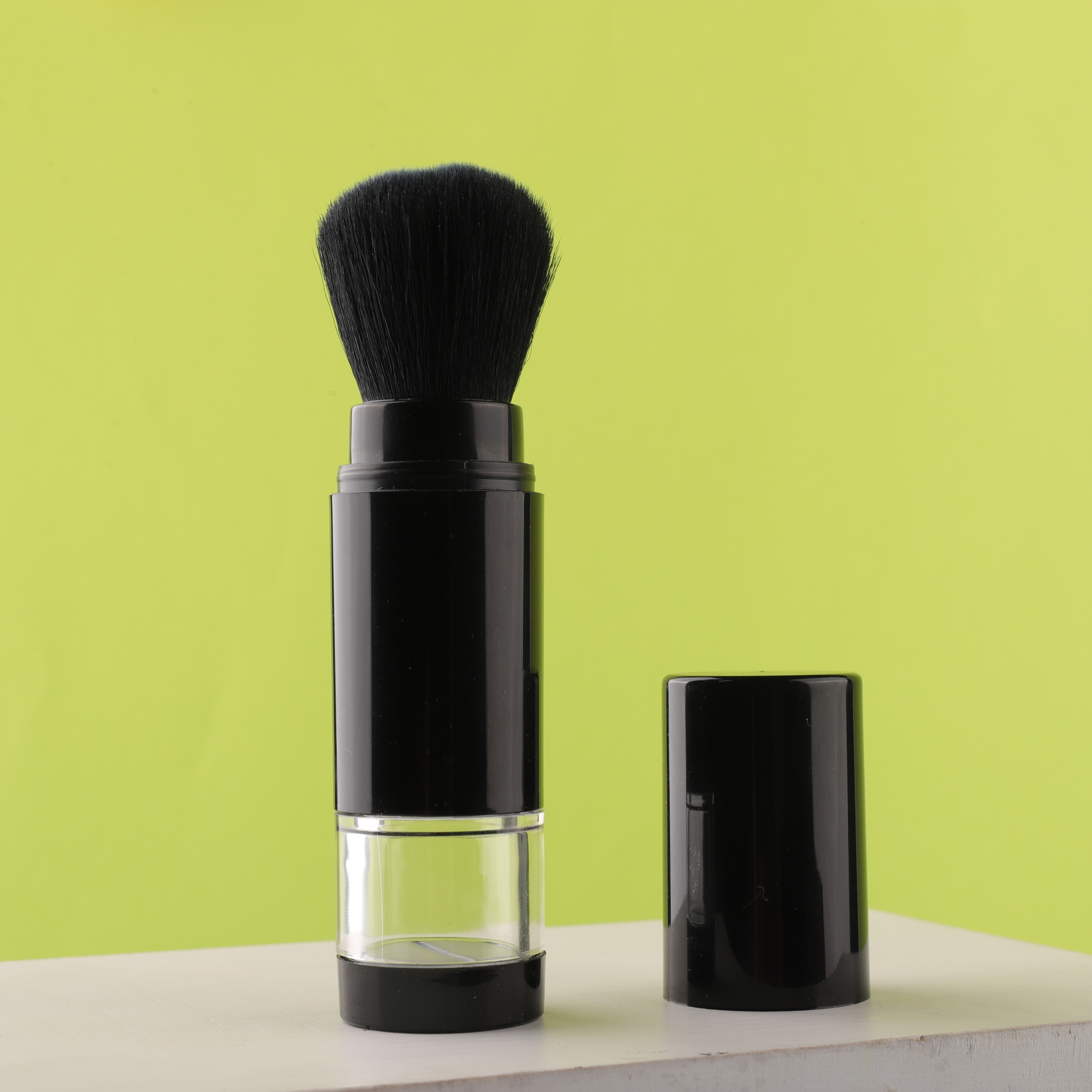 Telescopic Refillable Body Wholesale Loose Powder Container With Brush Refillable Powder Makeup Brush