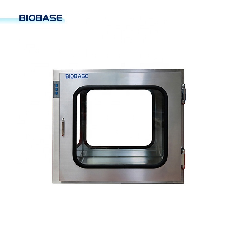 BIOBASE CHINA Pass Box with UV Lamp Sterilize Clean Transfer Window Pass Box for Lab PB-01