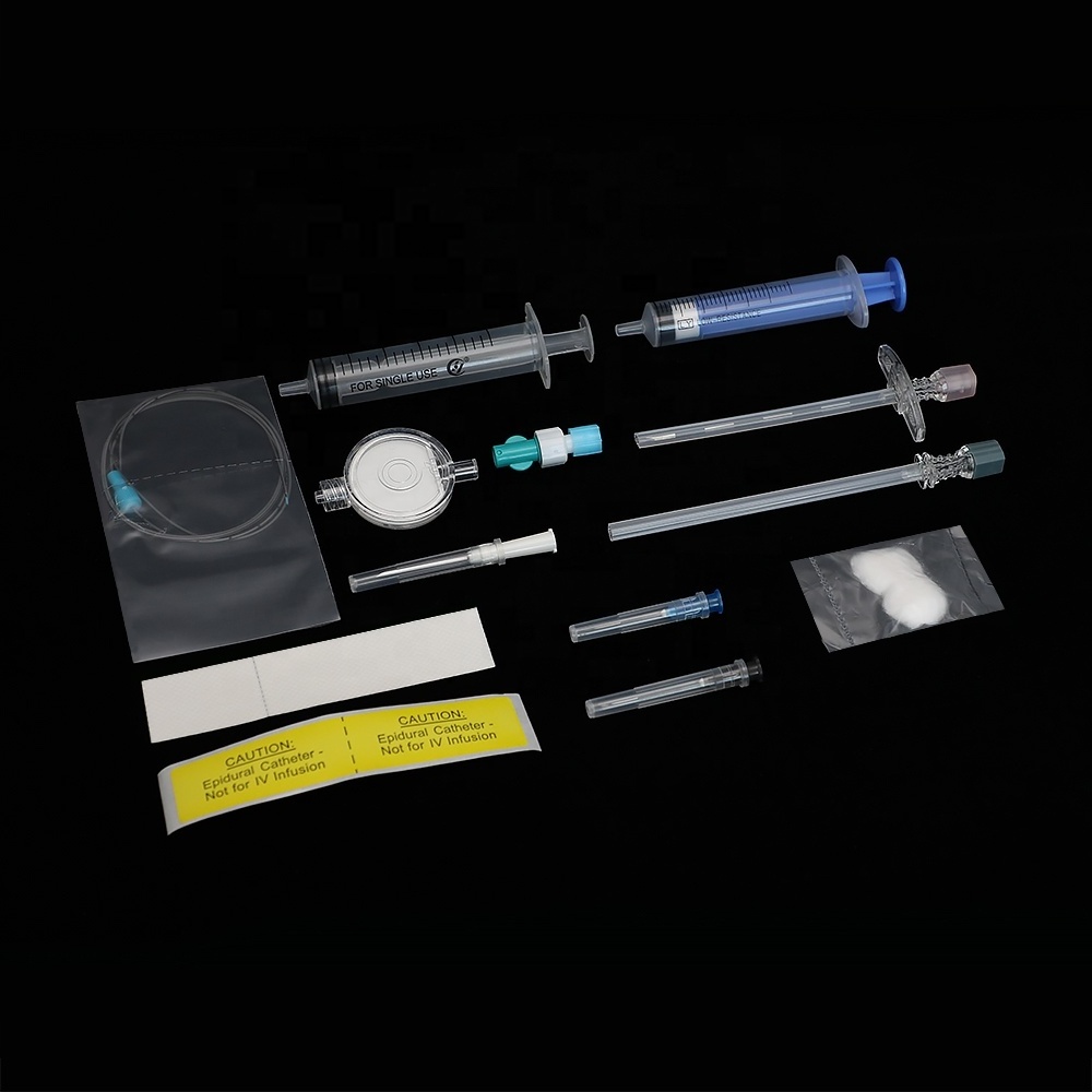 Medical epidural spinal anesthesia pain kit combine kit