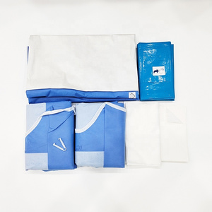 CE/ISO Disposable Cesarean Section (C-section) Surgical Drape Set CS Pack Surgery Sterile Cesarean Surgery Pack