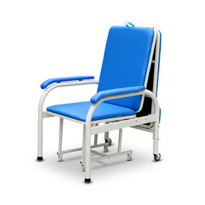 Hospital Medical Folding Sleeping Accompany Chair  Attendant Bed Chair