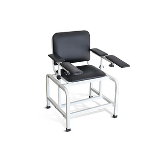 Medical Manual Laboratory Phlebotomy Hemodialysis Chair Sample Blood Donor Chair With Armrest Adjustment