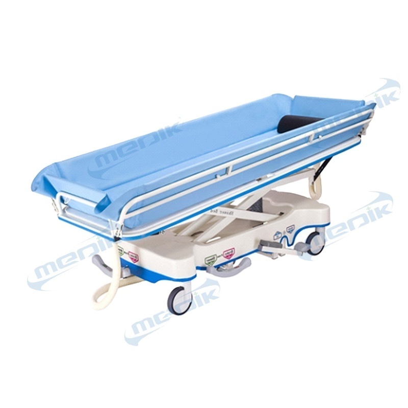 Manufacture Hydraulic Stretcher Table Patient Medical Hospital Bath Shower Trolley Bed for Disabled