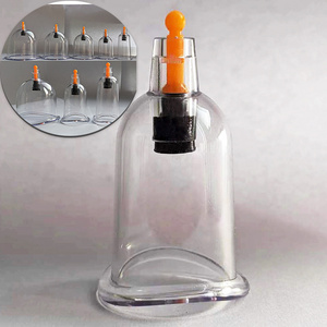 1000 Y7 disposable wet cupping Vacuum suction hijama Cup ventouses pc plastic cupping for Body Healthy nipple cupping for sale