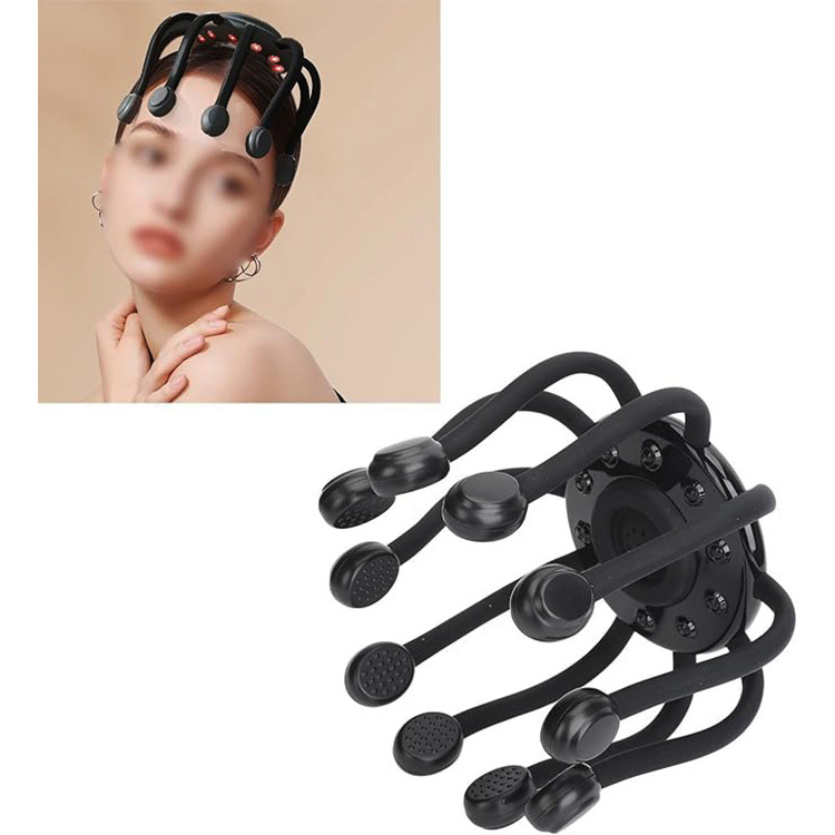 TOP 8 Vibrating Contacts Ultra Scalp Massager automatic head scratcher Electric Scalp Massager vibrating scalp massage vibrator