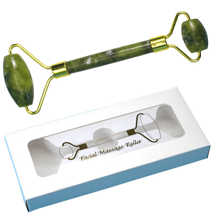 Genuine dark green jade-roller massage tools authentic jade roller