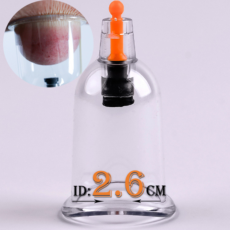 1000 Y7 disposable wet cupping Vacuum suction hijama Cup ventouses pc plastic cupping for Body Healthy nipple cupping for sale