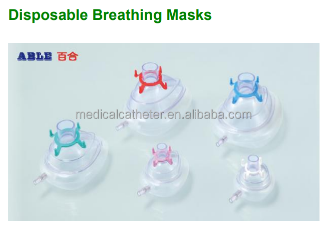 ABLE Disposable Breathing Anesthesia Oxygen Masks