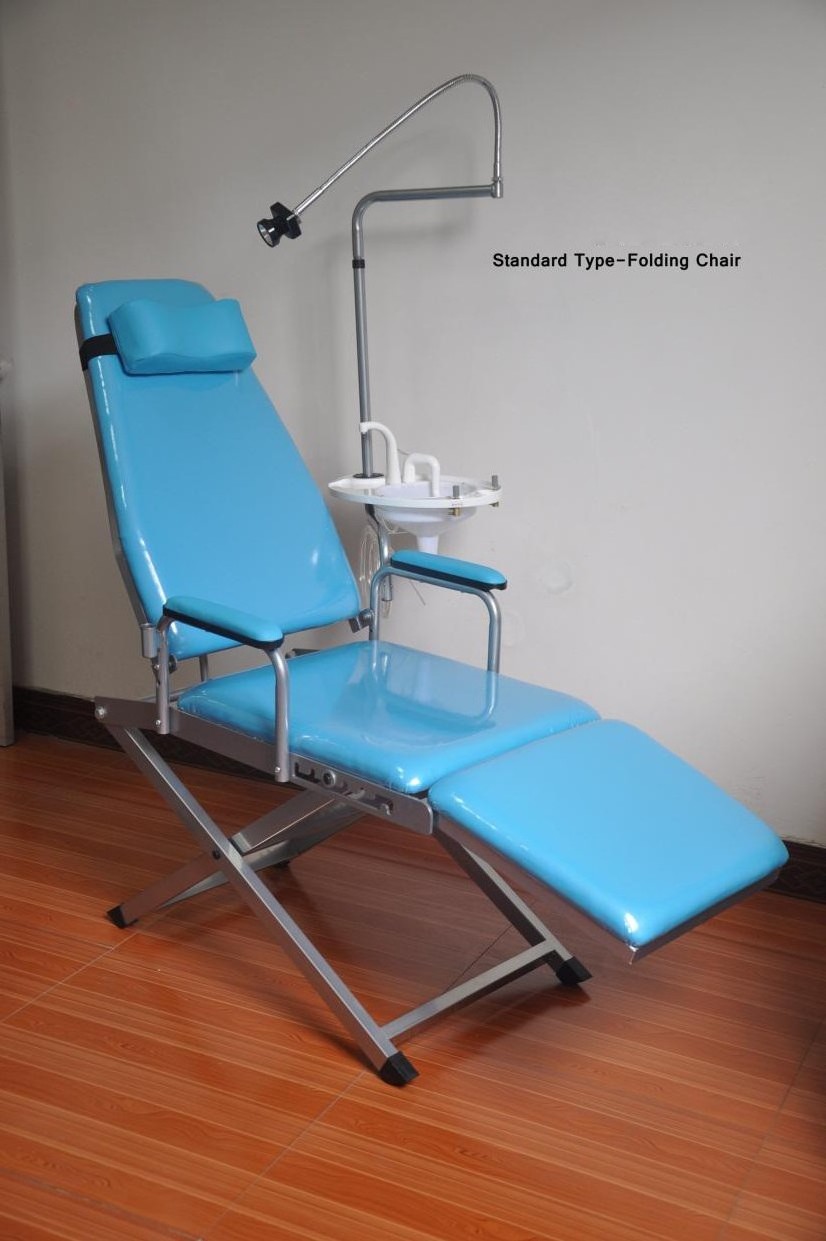 Folding Portable High Speed Handpiece Dental Unit Mobile Comfortable Suction Dental Chair