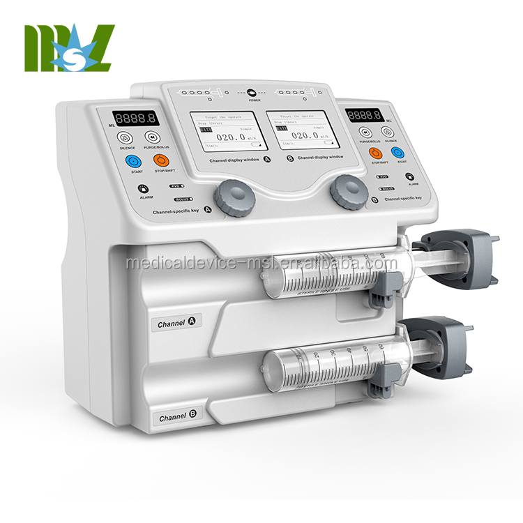 High Quality  Dual Channel Syringe Pump Price Infusion Syringe Pump