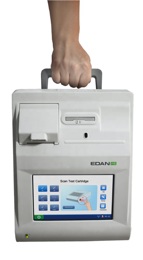 Portable ABG Electrolyte Auto-Sampling Chemistry Analysis Edan i15 POCT Blood Gas Analyzer Price