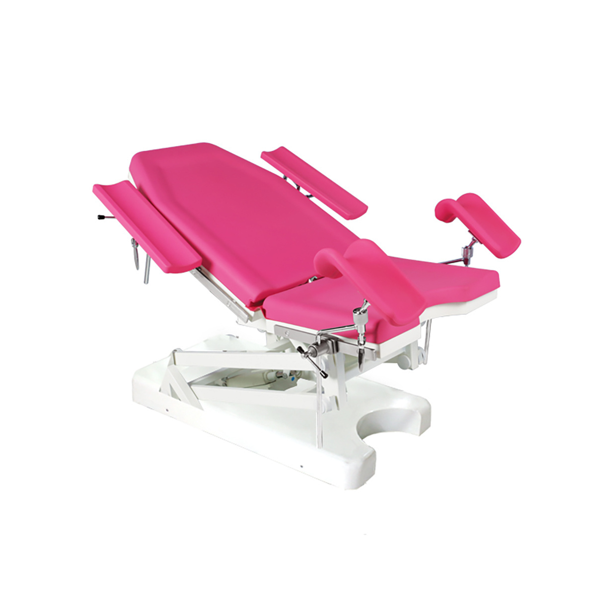 Foldable Electric Obstetric gynecological Examination delivery bed chair with stirrups MSLHW501E5