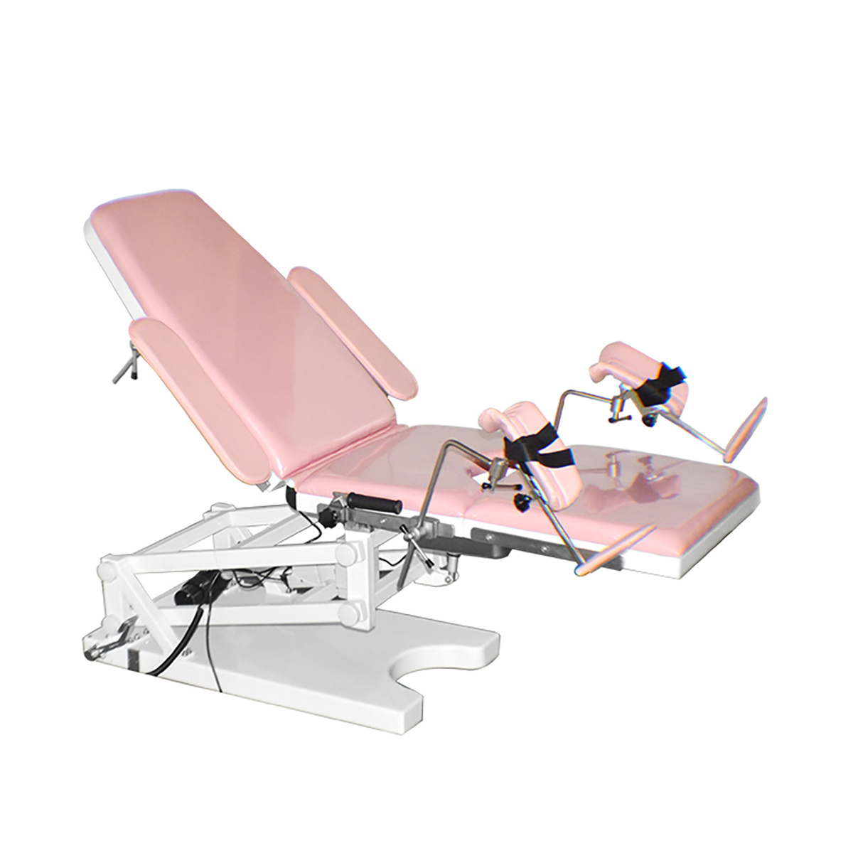 Foldable Electric Obstetric gynecological Examination delivery bed chair with stirrups MSLHW501E5