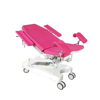 Foldable Electric Obstetric gynecological Examination delivery bed chair with stirrups MSLHW501E5