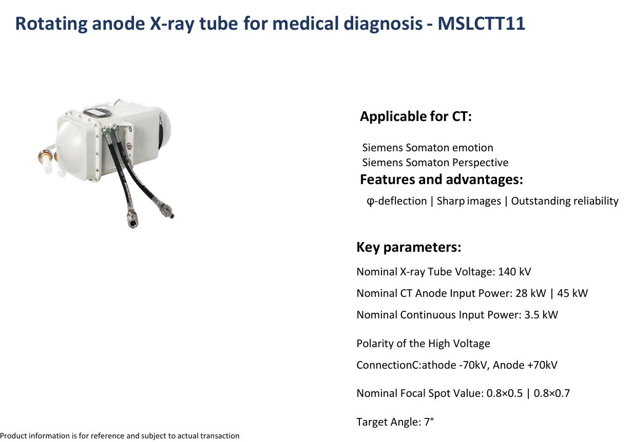 factory offer x-ray tube CT scanning system Analyzer ceramic core casting Rotating Anode X-ray Tube Assembly