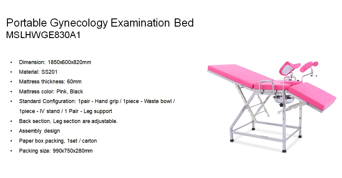 Medical Equipment hospital gynecological doctor obstetric operation theatre birthing delivery bed Gynecology Examination bed