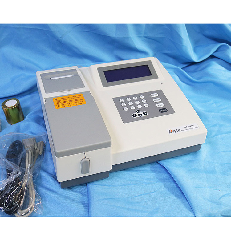 Ready To Ship Clinical Lab Bio Biochemical Analyzer Rayto Rt-9200 Semi-Auto Blood Chemistry Analyzer