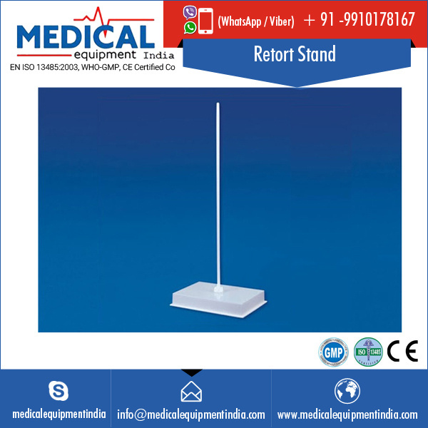 Top Quality Medical Grade Lab Supplies Retort Stand Base from Indian Exporter