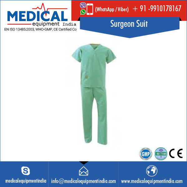 Skin Friendly Comfortable Hospital Uniforms All Size Surgeon Suit