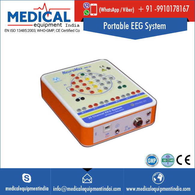 Digital Wireless portable eeg machine 32 Channels Portable EEG Machine for Psychiatry and Neurology Application