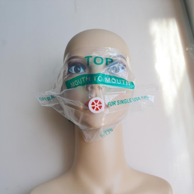 Wholesale training CPR emergency mask CPR face shield portable keychain breathing mask