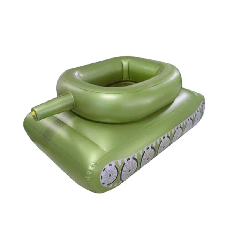 Wholesale New PVC Inflatable  Tank Connected To Water Gun Swimming Rings Inflatable Pool Float Swimming Pool Accessories