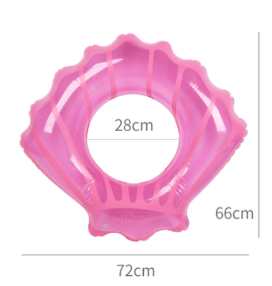 Wholesale New PVC InflatableBlue and pink shells Style Swimming Rings Inflatable Pool Float Swimming Pool Accessories