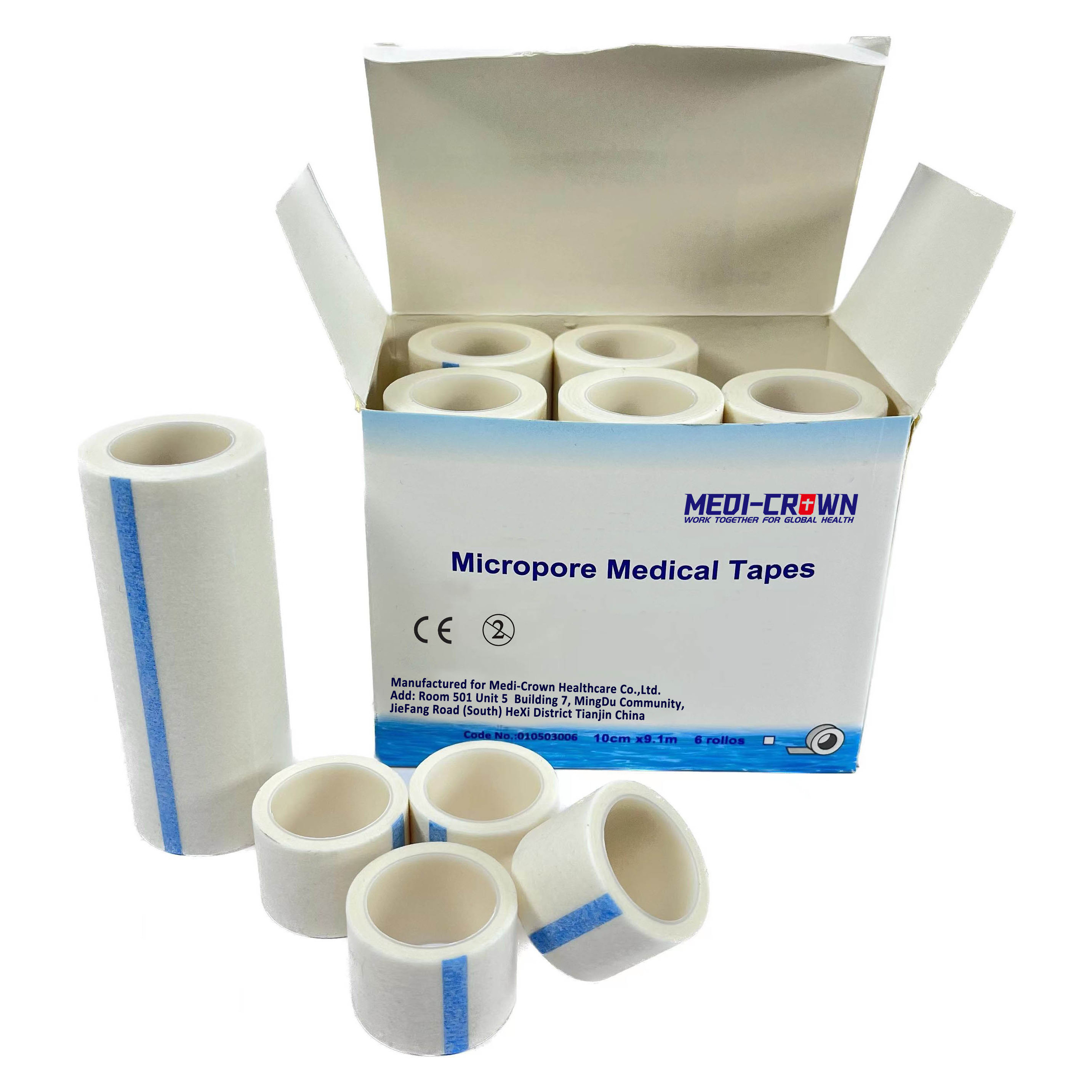 Manufacture supplier medical non-woven micropore sterile drape surgical adhesive tape