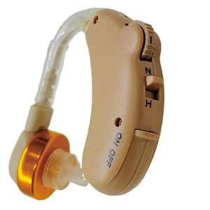 Hot Selling Products 2023 VED 1100  Beige Colour BTE Hearing Aid For Deafness Battery Model Non Rechargeable Hearing Aids