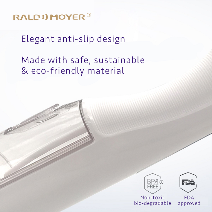 Raldmoyer Hot Selling Dental USB Oral Irrigator 6 Working Mode Teeth Cleaning Teeth And Braces Cordless Jet Pick  Water Floss