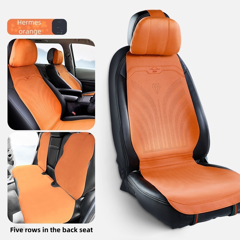 Durable Soft Feeling Universal Fashion Design Leather Seat Cover Waterproof Auto Accessories Car Airbag Seat Cover